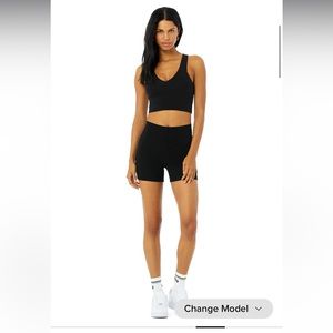 Alo 4" Vapor High-Waist Fierce Short